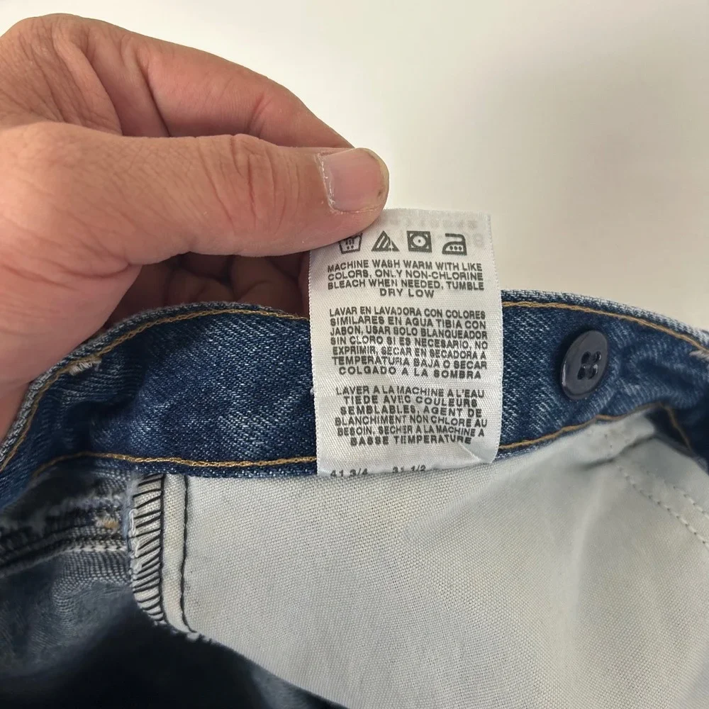 Wrangler ProGear Upland Pant Mens 40x30 Blue Denim Brown Cordura Brush Guard NEW